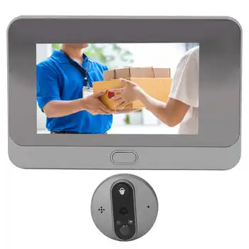 4.3 WiFi Skaitmeninio Vaizdo Doorbell Kameros Duris Žiūrovas Kovos Vagystės Smart Video Doorbell Kamera Judesio Aptikimo 