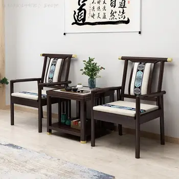 Naujas Kinų stiliaus Medžio masyvo Ratas Kėdė Trijų dalių Komplektas Magistro Kėdės Kinų stiliaus Oficialiai Skrybėlę Kėdė Viešbutis Kėdė
