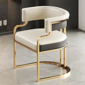Modernūs, Prabangūs Valgomojo Kėdės Patogiai Aukso Kojų Suaugusiųjų Arka Parama Kėdės Dizaineris Unikalus Silla Plegable Patalpų Prekes
