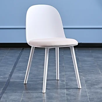 Prabanga Šiaurės Valgomojo Kėdė Plastikiniai Stalo Kėdė, Dizaino Prasme, Namų Makiažo Kėdė Balta Modernaus Minimalistinio Kėdžių Atlošas Baldai