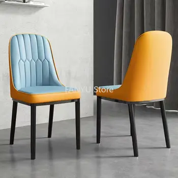 Modernus Minimalistinis Valgomojo Kėdės Namų Šiaurės Prabangus Makiažas Valgomojo Kėdės Atlošas Sillas Comedor Namų apyvokos Daiktai WZ50DC