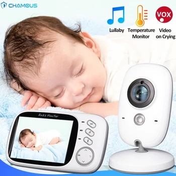 Kūdikio stebėjimo VB603 2.4 G WiFi Babysistter 2 Garso Kalbėti Vaizdo Stebėjimo Kamera Su Temperatūros ekranas Ekranas VOX Režimu