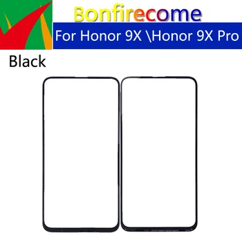 10vnt\daug Huawei Honor 9X Priekiniai Jutiklinis Ekranas Stiklas, Išorinis Lęšis Huawei Honor 9X Pro LCD Stiklo Pakeitimo