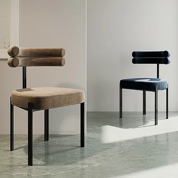 Dizaineris Valgomojo Kėdė Italijos Minimalistinės Kūrybos Pusė Lanko Atgal Kėdė Namų Padažu Kėdė Cafe Laisvalaikio Derybų Kėdė