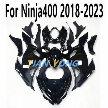 Kėbulo, variklio Apdanga Visiškai Blizgus, Sidabrinė Aukštos Kokybės Tinka Ninja 400 Visiškai Lauktuvės Rinkinys Ninja400 2018-2019-2021-2022-2023