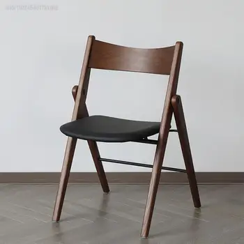 Lankstymo Valgomojo Kėdės Šiaurės Mediniai Replika Dizaineris, Šiuolaikinio Sodo Baldų Komplektai Cadeiras De Jantar Virtuvės Kėdės