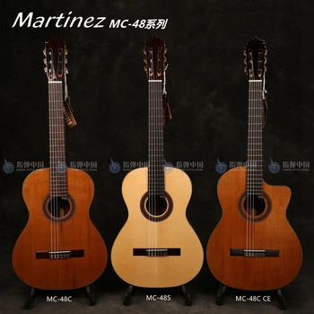 martinez MC-48 medžio masyvo viršuje klasikinė gitara , martinez klasikinė gitara