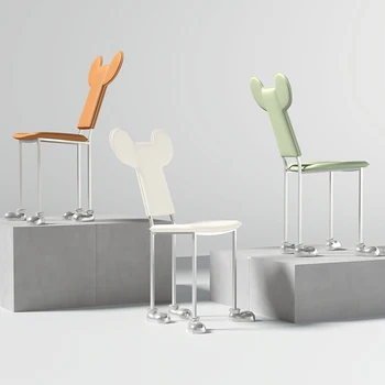 Poilsio Akcentas Valgomojo Kėdės Mobiliojo Stalas Odininkas Moderni Valgomojo Kėdės Atsipalaiduoti Vaikai daugiafunkcį Cadeiras Dizaino Baldai GG