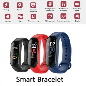 M4 Bluetooth Širdies ritmo Smart Watch 