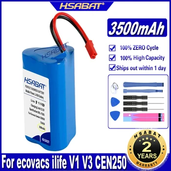 HSABAT V1 V3 X3 3500mAh Baterija ecovacs 