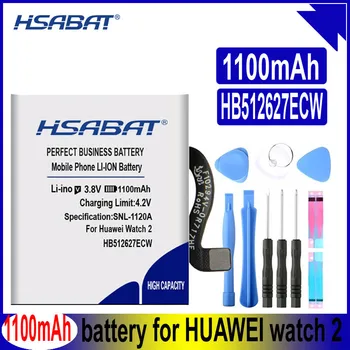 HSABAT HB512627ECW 1100mAh Baterija Huawei ŽIŪRĖTI 2 Pro 4G EO-DLXXU Porsche Design ŽIŪRĖTI GT Baterijos