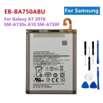 Originalus EB-BA750ABU EB-BA750ABN Baterijos SAMSUNG Galaxy A7 2018 Redakcija A730x A750 SM-A730x A10 SM-A750F A105FN