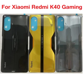 Originalas Geriausias Atgal Baterijos Dangtelis Xiaomi Redmi K40 Žaidimų Durų Būsto Galiniai Atveju Mobiliojo Ryšio Dangteliu Su Klijais